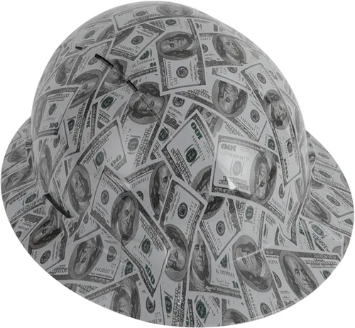 Miniatura 13 de Zeluga Casco duro de ala completa HDPE, casco de seguridad de construcción con orificios ventilados, suspensión de trinquete ajustable de 6 puntos