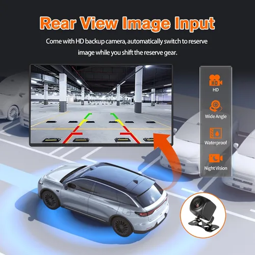 Miniatura 6 de Radio estéreo de coche de 9.7 pulgadas para Ford F150 2009-2014, pantalla táctil Android 13, unidad principal de navegación GPS con 4 GB de RAM + 64
