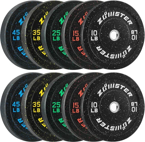 Miniatura 10 de Disco de Peso Bumper Disco Olímpico Hi-Temp Disco de Peso Bumper con Inserto de Acero Disco de Levantamiento de Pesas para Entrenamiento de Fuerza