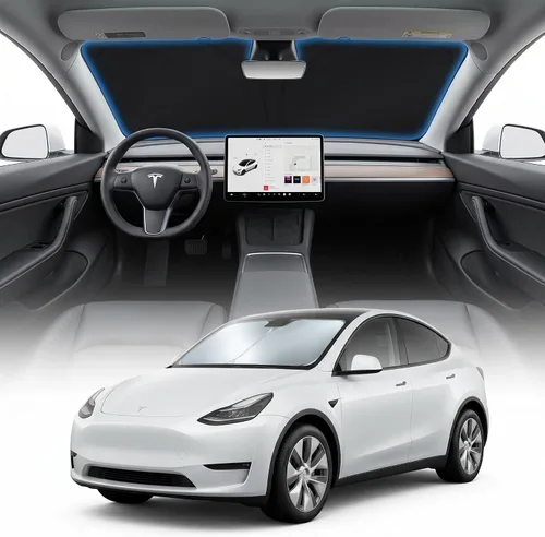 Miniatura 110 de Cubierta para parabrisas para BMW X1 E84 – Ajuste personalizado X1 E84 Accesorios 2016-2024 2025 Parasol plegable protección UV y escudo térmico