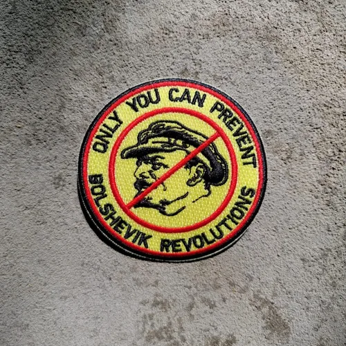 Miniatura 3 de Parches comunistas para planchar o coser con Lenin de 3 pulgadas, para planchar o coser en comunismo solo tú puedes prevenir las revoluciones