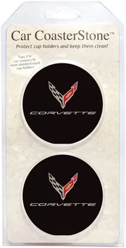 Miniatura 2 de Insertos de Posavasos de Soporte de Taza Corvette C8 - Juego de 2
