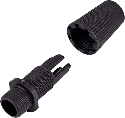 Miniatura 6 de Kit de luces para techo de techo, placa de techo negra de 6 pulgadas, accesorios de luz colgante + 5 conectores negros para alivio de tensión