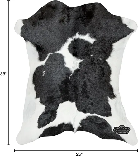 Miniatura 2 de Calf Hides Colección de alfombras de cuero de vacuno, alfombras de piel de vaca natural para sala de estar y dormitorio, alfombra estética