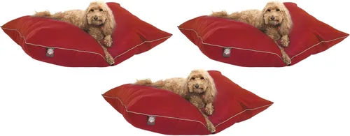 Miniatura 55 de Majestic Pet Cama rectangular para perros tamaño mediano, lavable, cama antideslizante y cómoda para mascotas, cama para jaula para perros, almohada