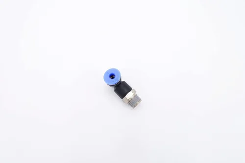 Miniatura 2 de Empuje para Conectar Accessorio 1/8" Tubo OD x 1/8" Rosca Macho NPT, Codo Neumático Macho de Aire y Agua de 90 Grados Giratorio Empuje Rápido