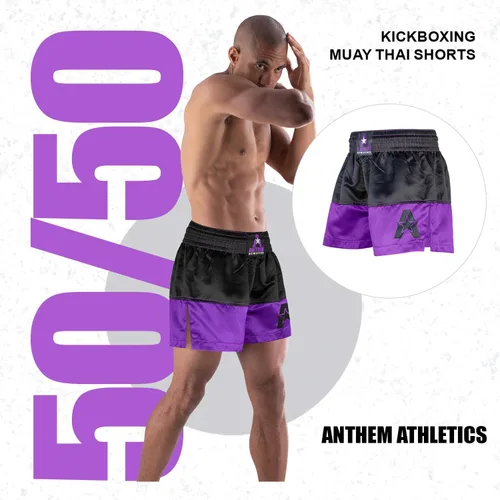 Miniatura 23 de Anthem Athletics Pantalones cortos de Muay Thai para hombre, pantalones cortos de Muay Thai para mujer - Kickboxing Short Boxing Trunks 5050 Classic