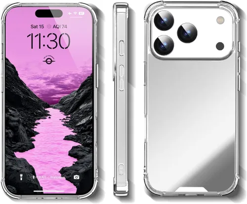 Miniatura 274 de AICase Funda protectora para iPhone 16 compatible con iPhone 16, delgada, ligera, transparente [no amarillenta] Diseño vibrante