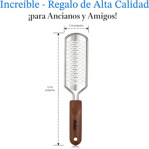 Miniatura 7 de Lima de pedicura profesional, exfoliante de pies desmontable de acero inoxidable colosal, removedor de piel dura, escofina de pedicura para pies