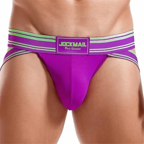 Miniatura 2 de JOCKMAIL Hombres Jockstrap Ropa interior Atlético Soportador Suspensorio Bajo Rise Hombres Calzoncillos Jockstrap Ropa interior deportiva