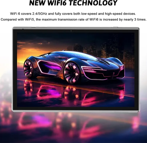 Miniatura 5 de Tableta de 10 pulgadas Android 14 Tablets 10" Tableta Computadora 6GB RAM 32GB ROM 1TB Expand, 2MP+8MP Cámaras Duales WiFi-6 Bluetooth, 1280x800 IPS