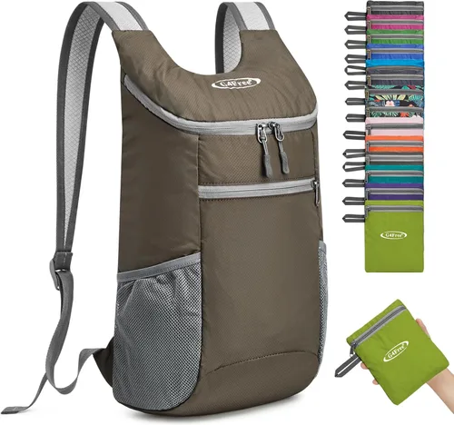 Miniatura 17 de G4Free Mochila de Senderismo Ligera y Empacable para Hombres y Mujeres Mochilas de Día de Senderismo Pequeñas Mochila Plegable para el Hombro Bolsa