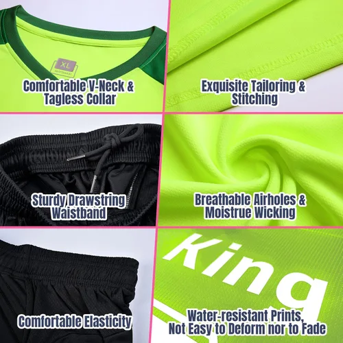 Miniatura 4 de ORYG Camiseta de portero de fútbol personalizada para niños, jóvenes, adultos, con número de nombre,