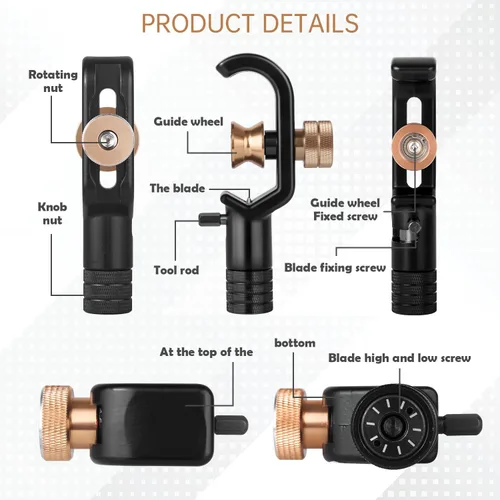 Miniatura 3 de Pelacables de 8-28.6 y 4-10MM, pelacables de fibra óptica blindados FTTH, pelacables de fibra óptica redonda coaxial, cortador radial, herramientas