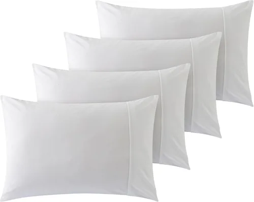 Miniatura 31 de Juego de 2 fundas de almohada de algodón 100 % jersey de 20 x 30 pulgadas, peso ligero, cómodo, extremadamente duradero. Amarillo
