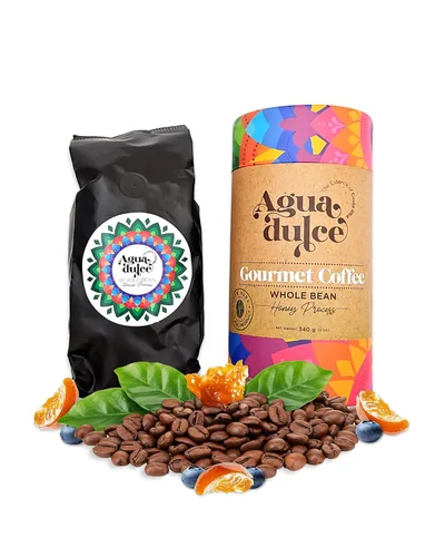 Miniatura 3 de Agua Dulce Café molido 100% arábica de origen único, especialidad gourmet de comercio justo de Costa Rica, proceso de miel, 12 onzas, paquete de 1
