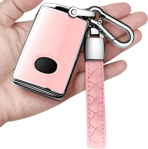 Miniatura 8 de Funda para Llavero Mazda con Llavero Estuche de Llave Carcasa de Llave Protección Completa de 360 Grados Compatible con Mazda 3 2019-2025, Mazda 3