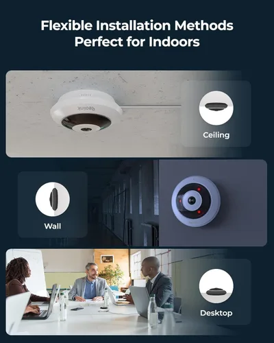 Miniatura 11 de REOLINK Cámara IP PoE de 6MP con vista de ojo de pez de 360°, vigilancia para seguridad del hogar/oficina, detección inteligente de humanos