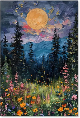 Miniatura 20 de Pósteres de lienzo de libro de Academia oscura, arte de pared floral botánico Moody botánico, pintura al óleo estética victoriana antigua