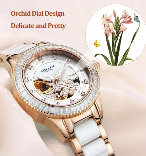 Miniatura 3 de Automatic Watches for Women, Casual Women's Watch, 3ATM Waterproof Women's Wrist Watches, Ideal Gift for Girls & Adults
