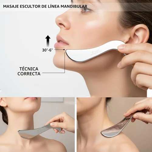 Miniatura 4 de BYYDDIY Herramienta de raspado muscular de acero inoxidable Gua Sha, herramienta para tejido cicatricial, herramientas de terapia física
