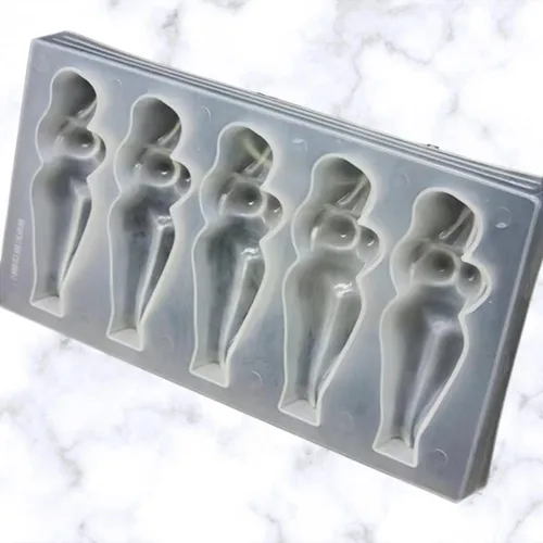 BTBS Moldes de Silicona o Moldes de Plástico para Adultos Traviesos del Día de San Valentín, Moldes de Silicona Sexys, Moldes Sexuales Eróticos