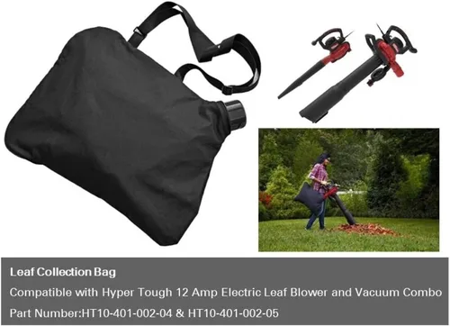 Miniatura 2 de Trivac Leaf Collection - Sistema de recolección de bolsas y hojas compatible con soplador/trituradora eléctrica Hyper Tough de 12 amperios