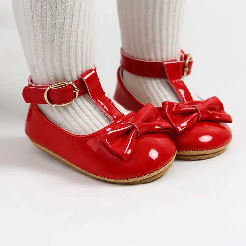 Miniatura 2 de COSANKIM Zapatos planos Mary Jane con suela de goma antideslizante para bebés y niñas pequeñas zapatos de vestir de princesa