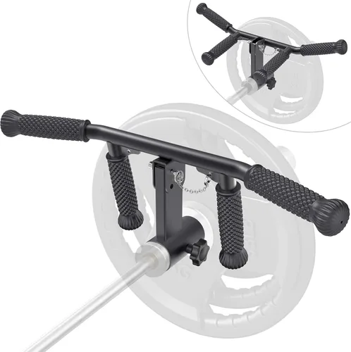SELEWARE Accesorio de Mango Landmine Barra en V y Barra en T para Barra de Pesas de 2", Mango Landmine Sólido de Múltiples Agarres Accesorio de Remo