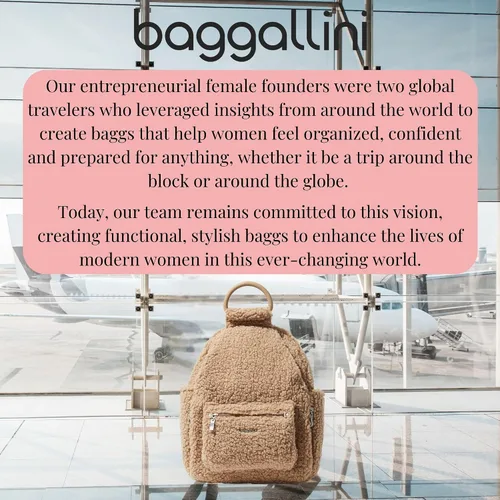 Miniatura 59 de Baggallini Mochila todo el día para mujer con pulsera de teléfono RFID, Negro, talla única