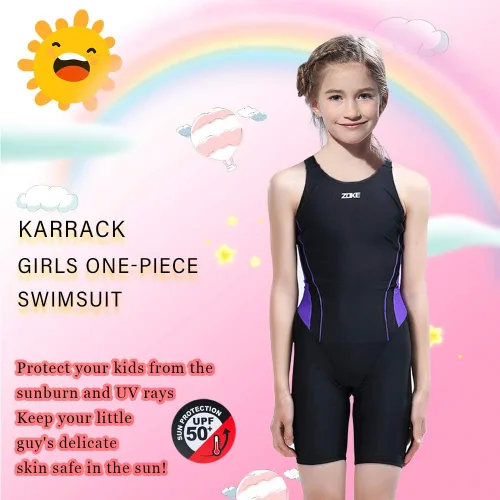 Miniatura 6 de karrack Traje de baño deportivo de una pieza para niñas