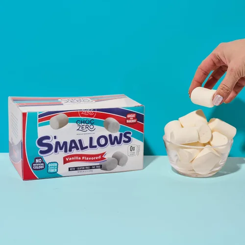 Miniatura 7 de ChocZero Malvaviscos, sin azúcar, alto en fibra, sin gluten, horneado bajo en carbohidratos, keto, sin alcoholes de azúcar, 10.5 onzas (paquete de 1)