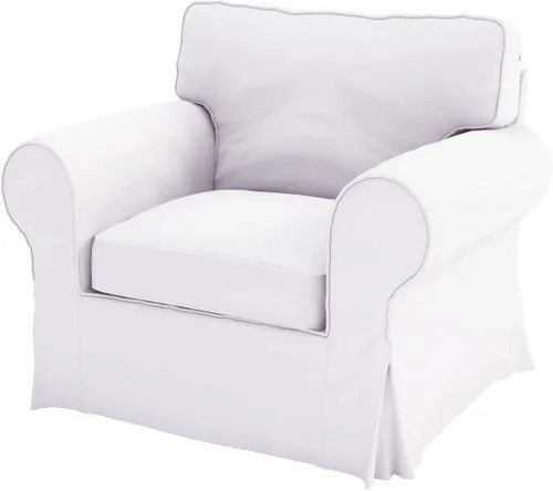 Miniatura 8 de Funda de repuesto para silla Ektorp de algodón, hecha a medida, compatible con la funda de sillón Ektorp de IKEA, el juego de fundas solo se ajusta