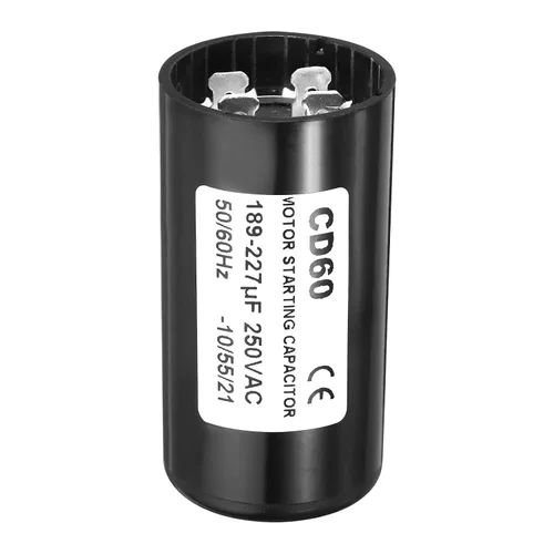 Miniatura 11 de PATIKIL Condensador de arranque del motor, 88-108uF/Mfd 250VAC 50/60Hz CD60 Condensador de arranque del motor para motor eléctrico comienza a