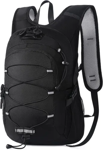 Mochila de senderismo para niños de 12 litros, mochila de hidratación pequeña, mochila de campamento impermeable para niños 5-10, sin vejiga de agua