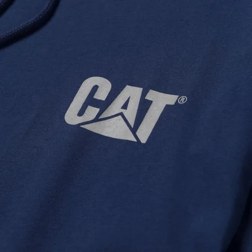 Miniatura 23 de Caterpillar Camisas largas con capucha para hombre con protección UPF 50, control de humedad y logotipo de gato en la manga