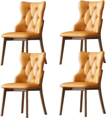 Miniatura 12 de Upholstered Dining Chairs Set, Modern Kitchen Dining Chairs Backrest Reading Office Desk Chair, for Living Room & Bedroom, Living Room, Home