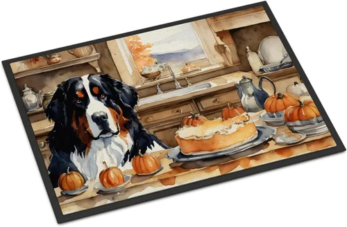 Miniatura 7 de Caroline's Treasures DAC1720MAT Affenpinscher - Tapete de otoño para cocina, con calabazas, 18 x 27 pulgadas, tapete para puerta delantera