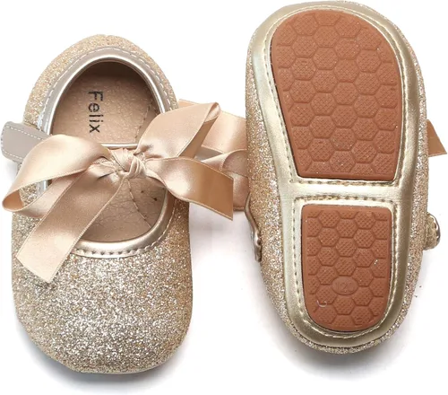 Miniatura 6 de Zapatos de vestir de bebé de suela suave - Zapatos de bebé para caminar, mocasines, suela de goma, zapatos de cuna