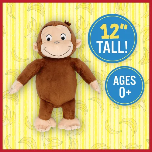 Miniatura 5 de Kids Preferred Curious George Monkey Animales de Peluche Juguetes de Peluche Suaves Más Tiernos Regalos de Peluche Abrazables para Bebés y Niños