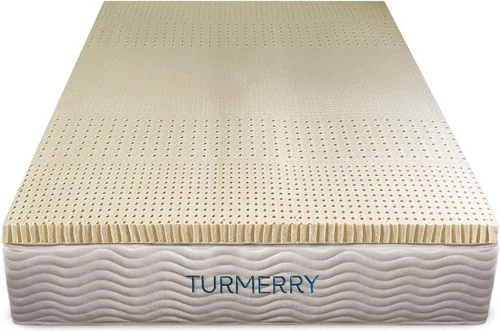 Miniatura 3 de Cubrecolchón de látex orgánico natural verde extra firme de 3 pulgadas, tamaño individual XL, alta densidad, extra firme, almohadilla de cama