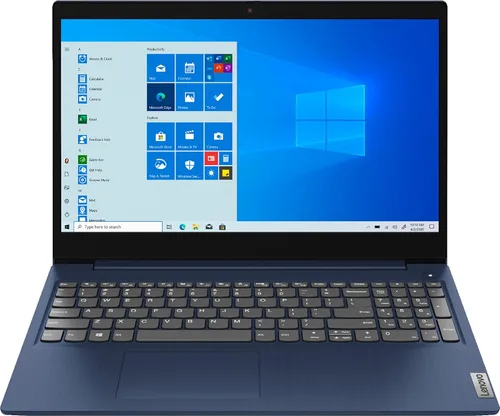 Lenovo IdeaPad 3 15.6" HD (1366x768) portátil con pantalla táctil, Intel Core i5-10210U, 1.6GHz, 8GB RAM, 512GB SSD, Windows 10 Home, Abyss Blue