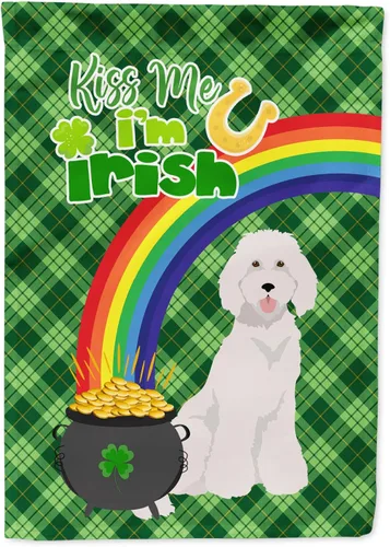 Miniatura 40 de Caroline's Treasures WDK4731GF - Bandera decorativa para jardín del día de San Patricio, color negro y tostado, Airedale Terrier, para jardín