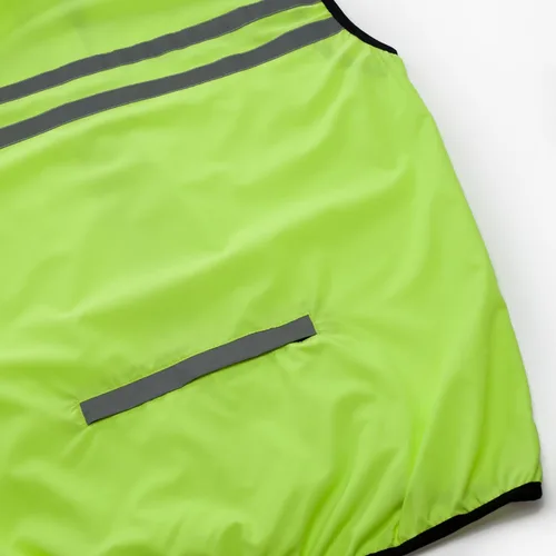 Miniatura 6 de bpbtti Chaleco de seguridad Hi-Viz para hombre, chaleco cortavientos sin mangas, resistente al viento y reflectante