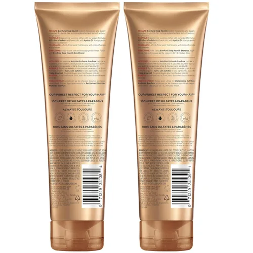 Miniatura 10 de L'Oreal Paris EverPure, champú y acondicionador sin sulfato para cabello seco, hidratación de triple acción para cabello seco, quebradizo o teñido
