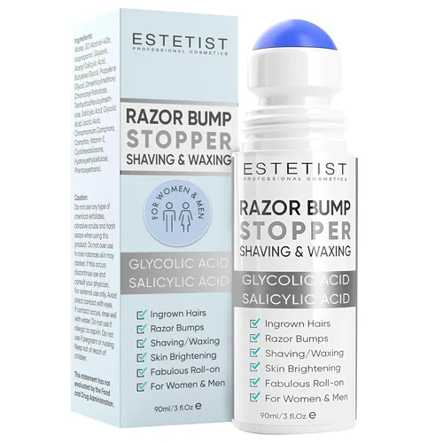 Miniatura 7 de Estetist Tapón para piel sensible, suero enrollable para después del afeitado para cara, bikini, piernas y axilas, ayuda a calmar la irritación