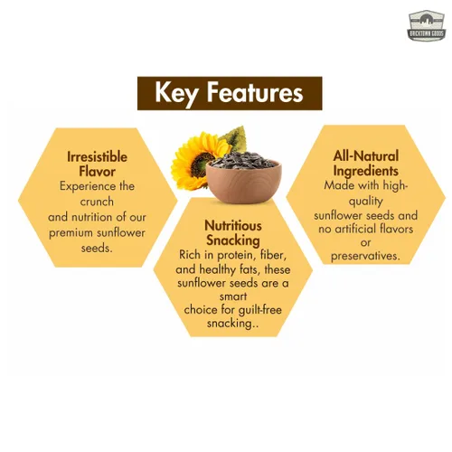 Miniatura 6 de Semillas de girasol con sabor a canela y azúcar, paquete de 3, sazonadas y tostadas en cáscara para un sabor atrevido, 24 onzas en total.