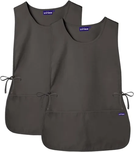 Sivvan Delantal unisex - Delantal Cobbler 2-Pack Carbón