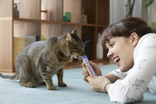 Miniatura 4 de INABA - Golosinas Churu para gatos, puré cremoso para gatos, sin cereales, que se puede lamer y exprimir / suplemento con vitamina E y taurina, 0.5