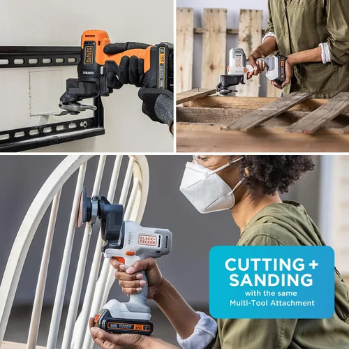 Miniatura 4 de BLACK+DECKER BDCMTO accesorio de herramienta oscilante de matrices